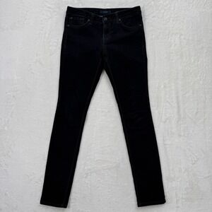 Jessica Simpson Forever Skinny Jeans Womens 28 Black Denim Mid Rise Stretch
